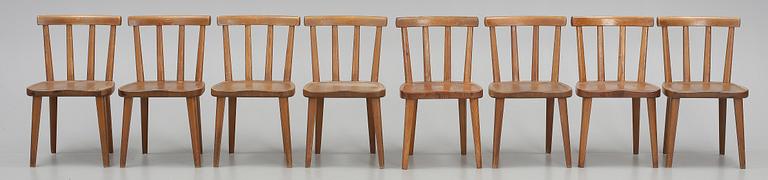 STOLAR, 8 st, "Utö", Axel Einar Hjort, Nordiska Kompaniet, 1930-tal.