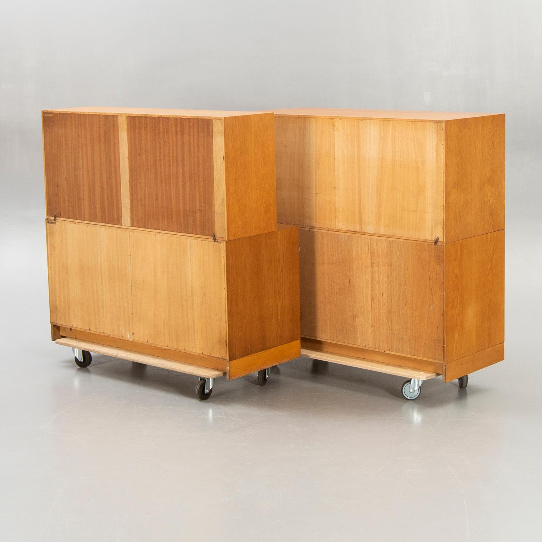 Børge Mogensen, "Öresund", Bookshelf / Sideboard, 4 parts, 1960s, oak.