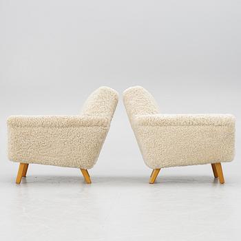 Fåtöljer, ett par, 1900-talet andra hälft.