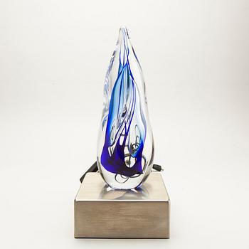 Hanne Dreutler, a glass sculpture from Studio Åhus, Sweden, 1996.