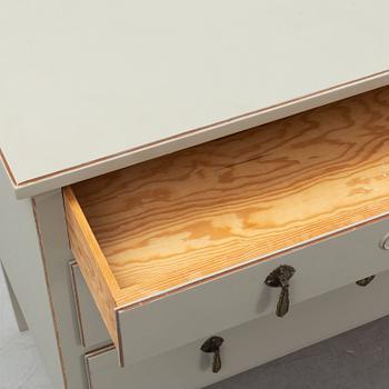 A painted chest of drawers, 1920's/30's.