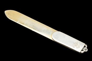 BREVKNIV, silver. Anders Nilsson, Lund 1909. 23g.