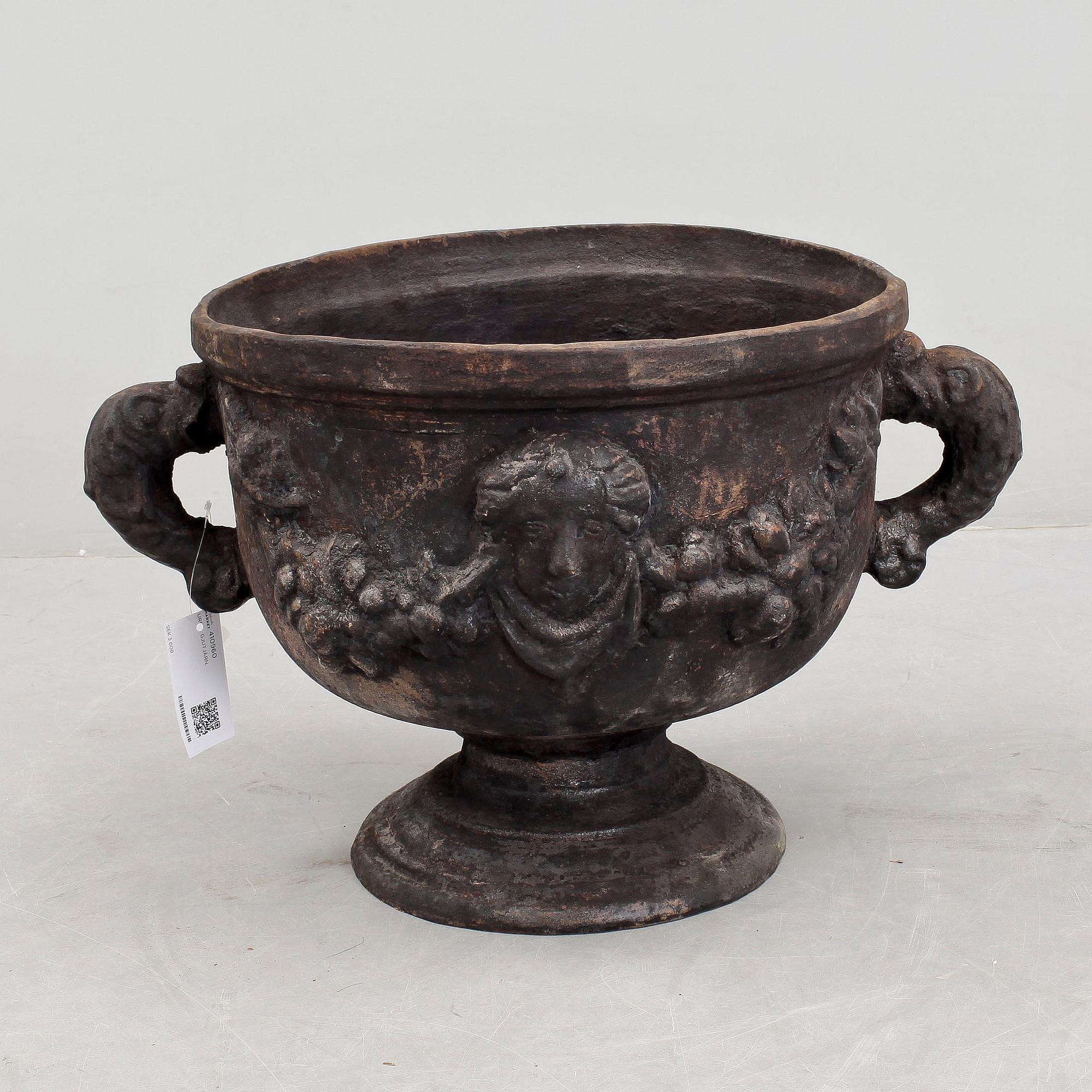 URNA, gjutjärn, troligen 1900-tal.