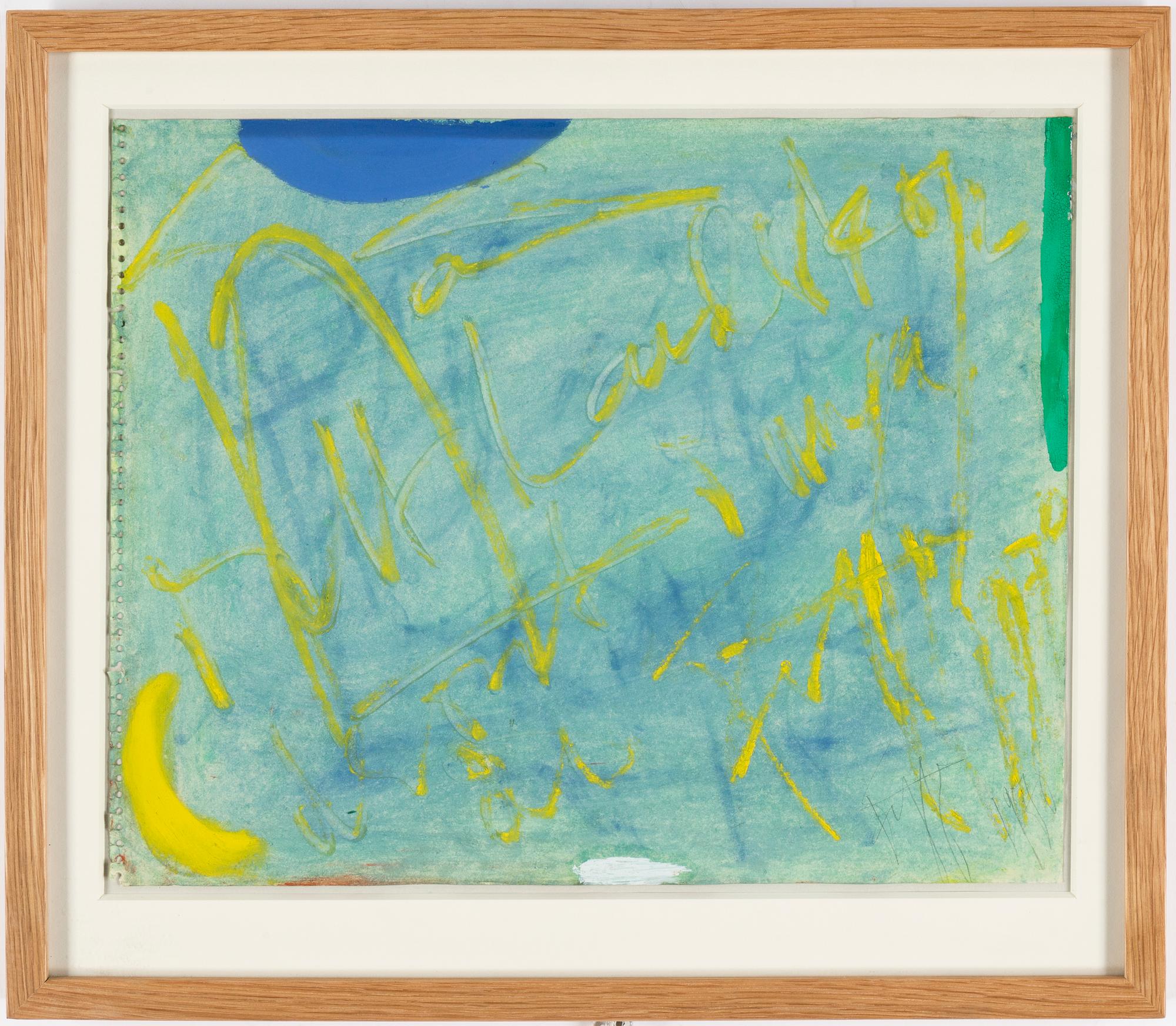 EDDIE FIGGE, gouache, signed and dated 1970.