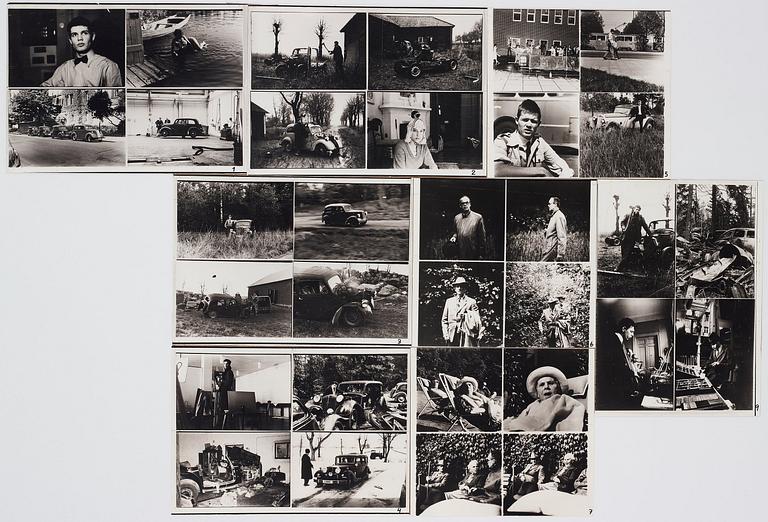 Carl Johan De Geer, fotografi, fem fotokollage 1958-1979.