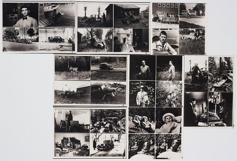 Carl Johan De Geer, photographs, five photo collages 1958-1979.