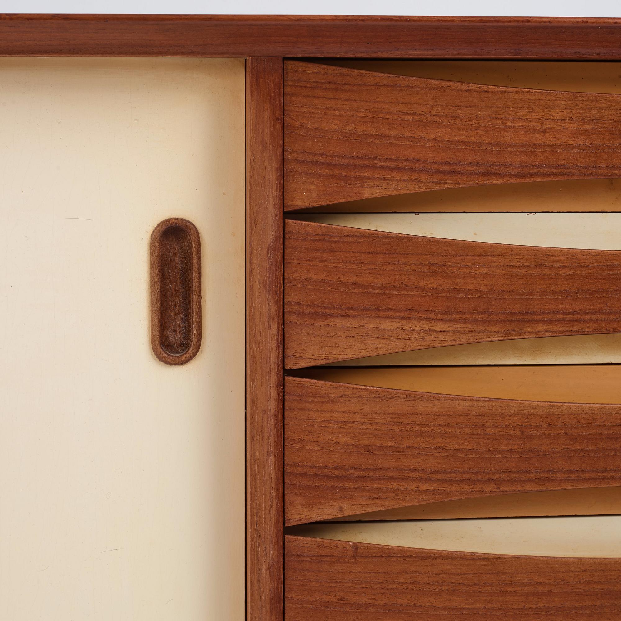 Arne Vodder, a teak sideboard, model 29, Sibast Møbler Denmark 1950-60's.