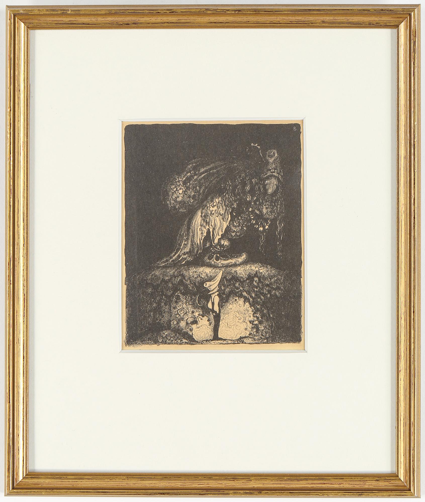 JOHN BAUER, 10 litografier, ur sviten "Troll", osignerade.