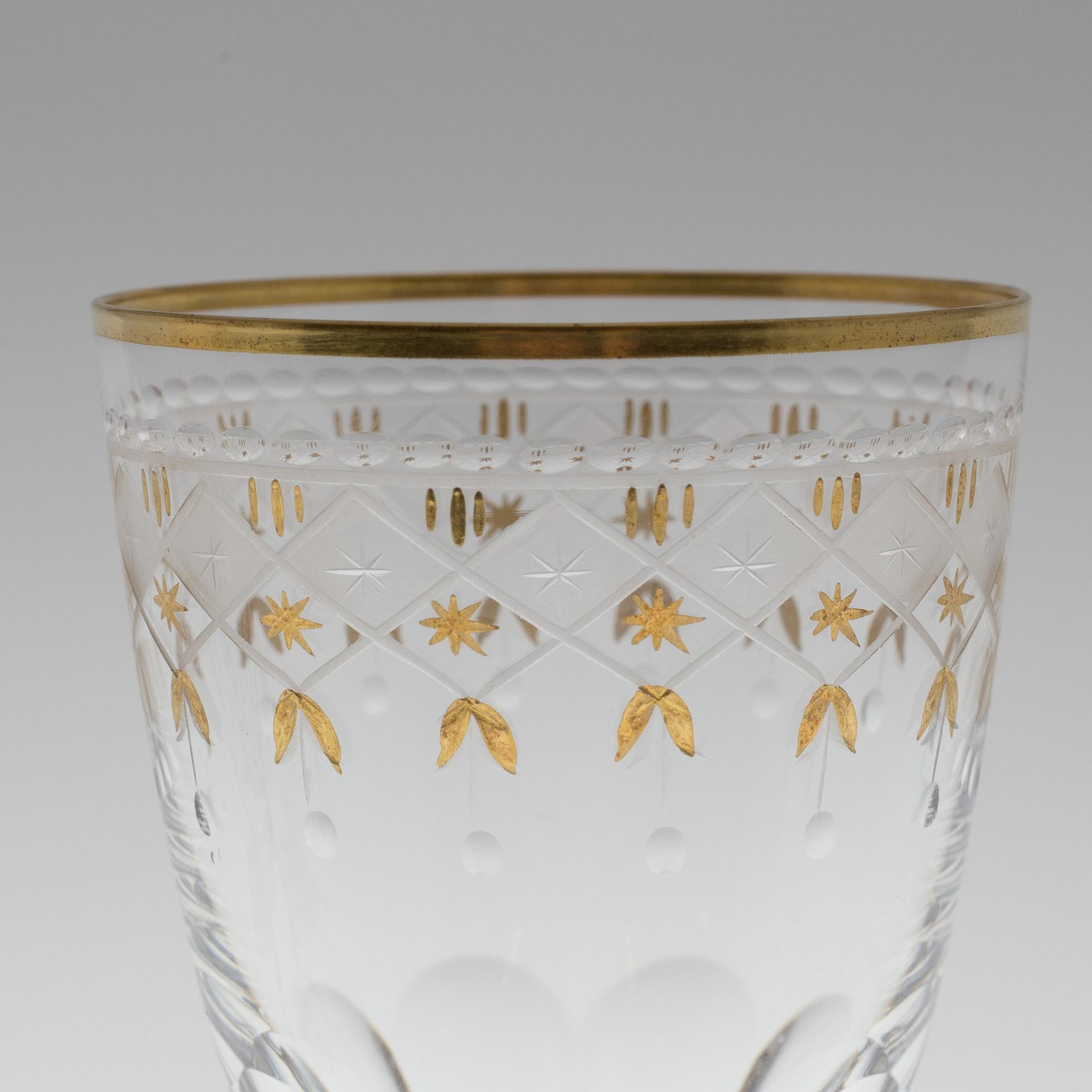 24 pieces of a glass service, 'Odelberg Junior', Kosta.