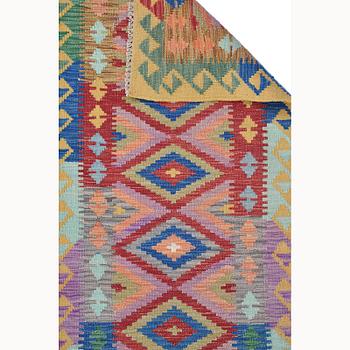 A runner, kilim, ca 187 x 78 cm.