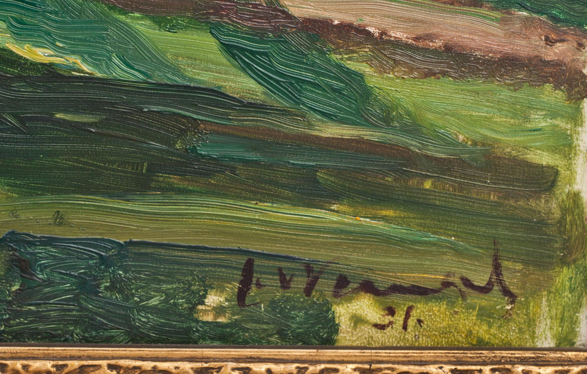 JÜRGEN VON WRANGEL, olja på duk. Signerad och daterad -31.