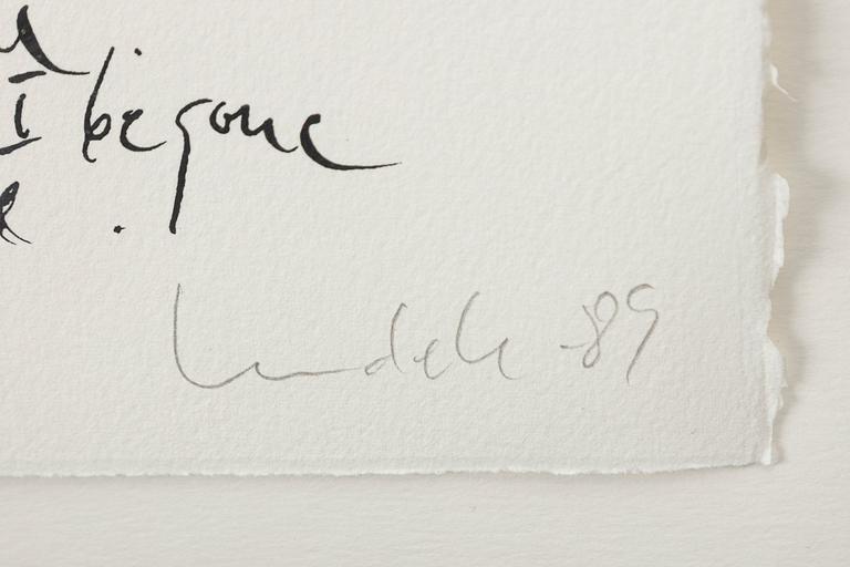 Ulf Lundell, "Hommage à Willam S".