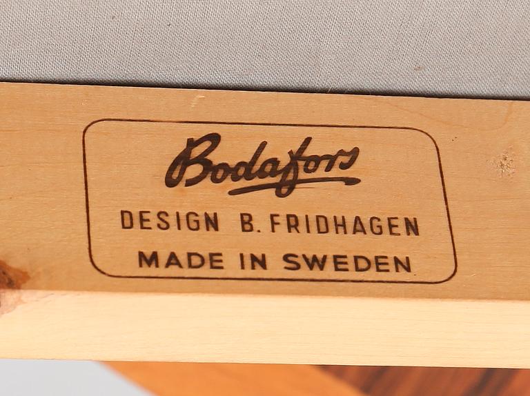 MATSALSMÖBEL, 7 delar, Bertil Fridhagen, Bodafors, 1900-talets andra hälft.