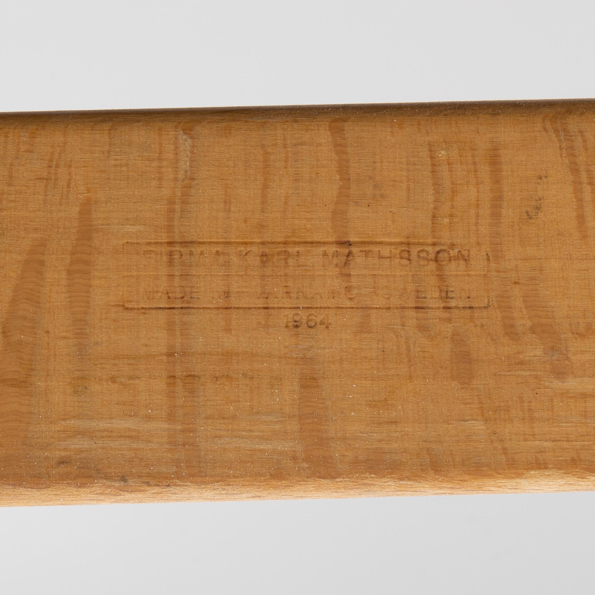 Bruno Mathsson, fåtölj, "Eva", 1900-talets andra hälft.