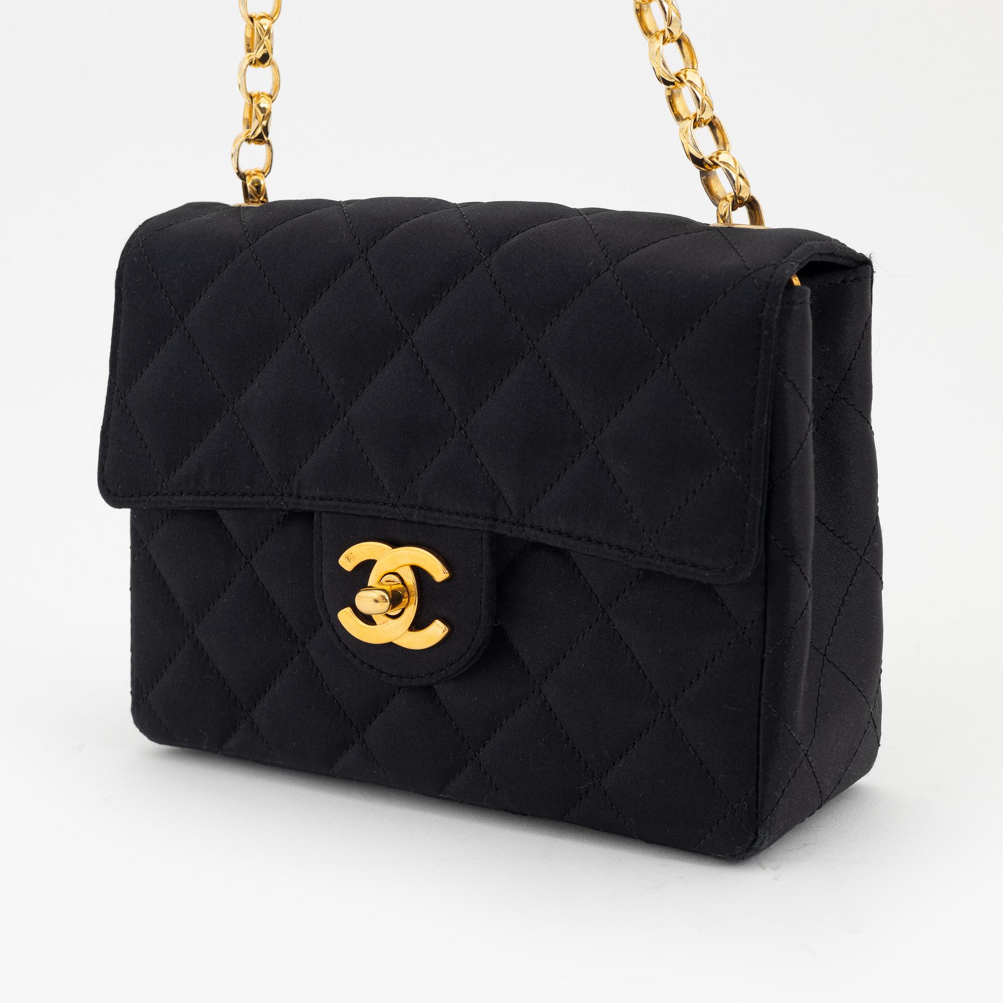 Chanel, satinväska, 1989-1991.