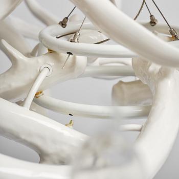 Jason Miller, takkrona, "Superordinate Chandelier 12 Antlers, taklampa, Roll & Hill, USA.