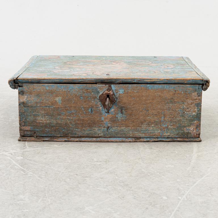 Skrin, allmoge, Småland, daterat 1851.