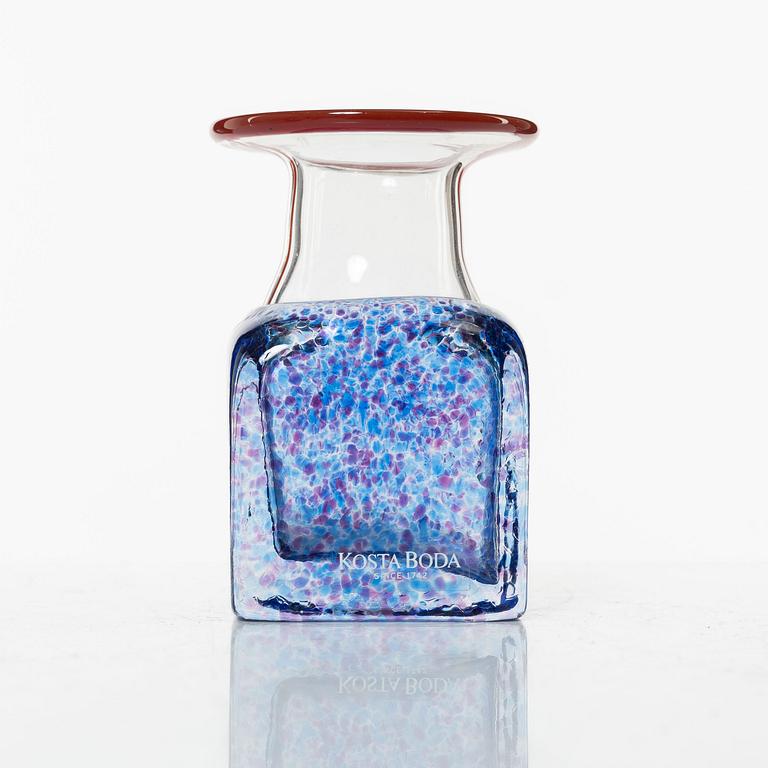 Bertil Vallien, a group of four vases, Kosta Boda.