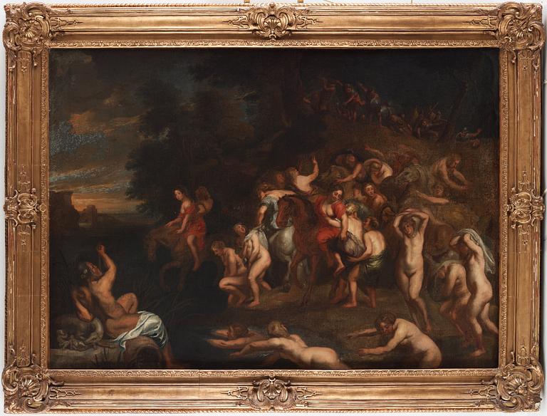 ITALIAN ARTIST 17TH CENTURY, The Rape of the Sabine Women.