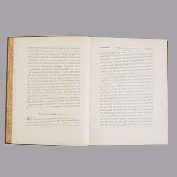 Three book "Svenska fåglar (Swedish birds)" with images by M, W & F VON WRIGHT, printed by Börtzells AB, 1924-1929.