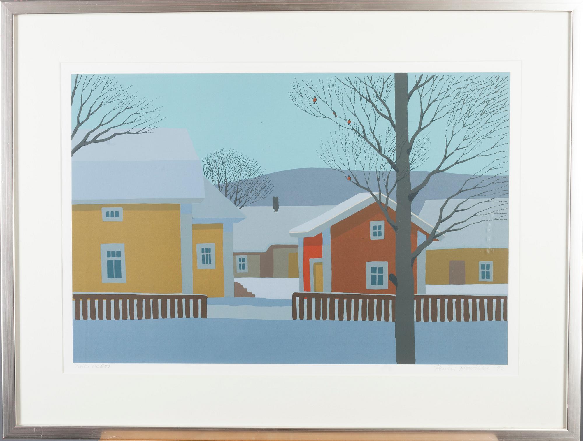 PENTTI KOIVIKKO, serigrafi, signerad och daterad -90, konstnärens avdrag.
