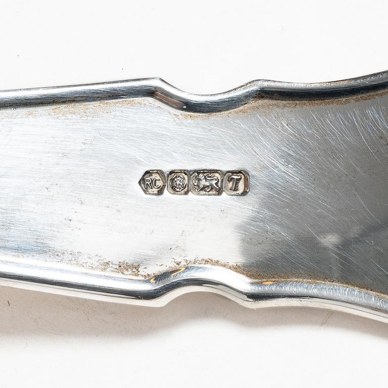 Bestickuppsättning, 148 delar, silver, Carr's of Sheffield Ltd, Sheffield, England 1992-1993.