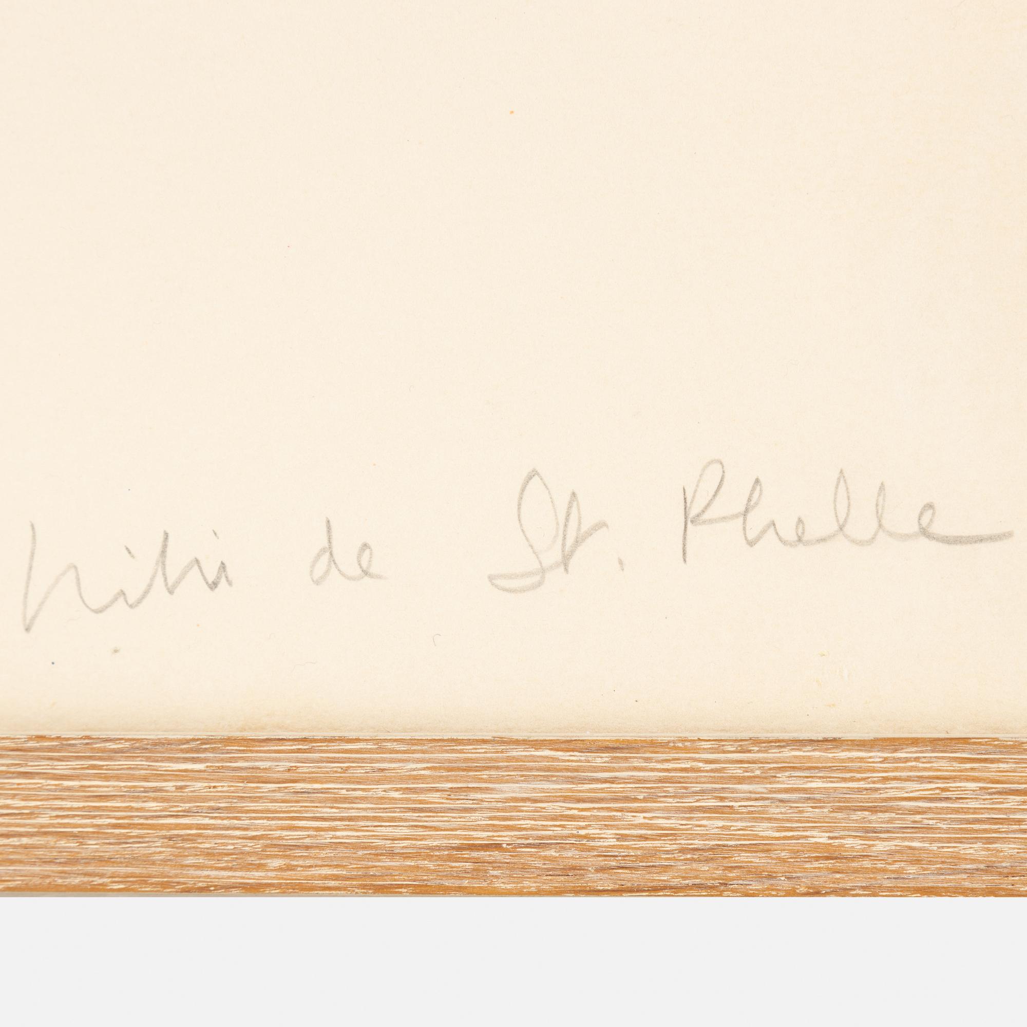 Niki de Saint Phalle, lithograph in colours, 1971, signed 45/300.