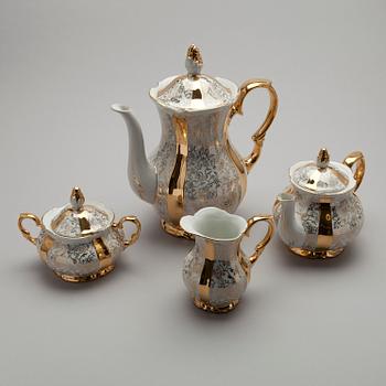 TESERVIS, 27 delar, porslin, Roschutz, Deutsche Demokratische Republik (DDR) 1960/1970-tal.