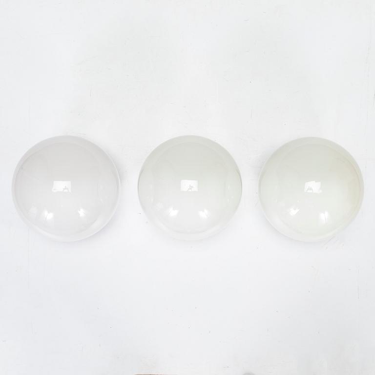 Gunilla Jung, three 1930's '1011' ceiling lights for Stockmann Orno.