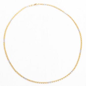 Halsband, 18K guld/vitguld.