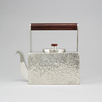 SIGNE PERSSON-MELIN, a 'Myrten' pewter teapot from Svenskt tenn, Stockholm, 2014.