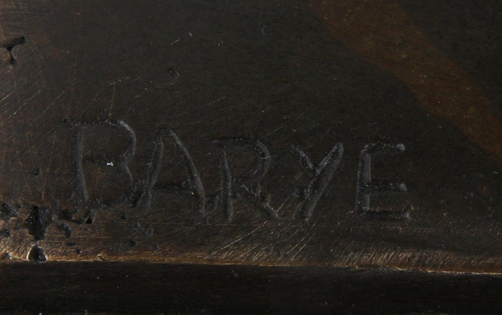 ANTOINE LOUIS BARYE, efter, skulptur, brons.