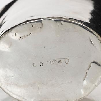 A Swedish silver creamer, marks of Andreas Isberg, Skänninge 1813.
