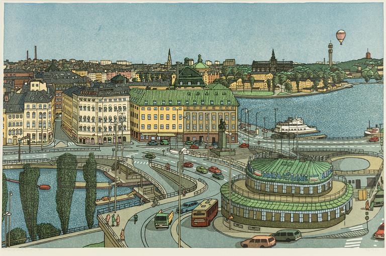 Svenolov Ehrén, Slussen.