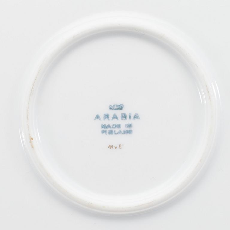 KAFFESERVIS, 17 delar, porslin, ML-modell, Arabia 1964-71.