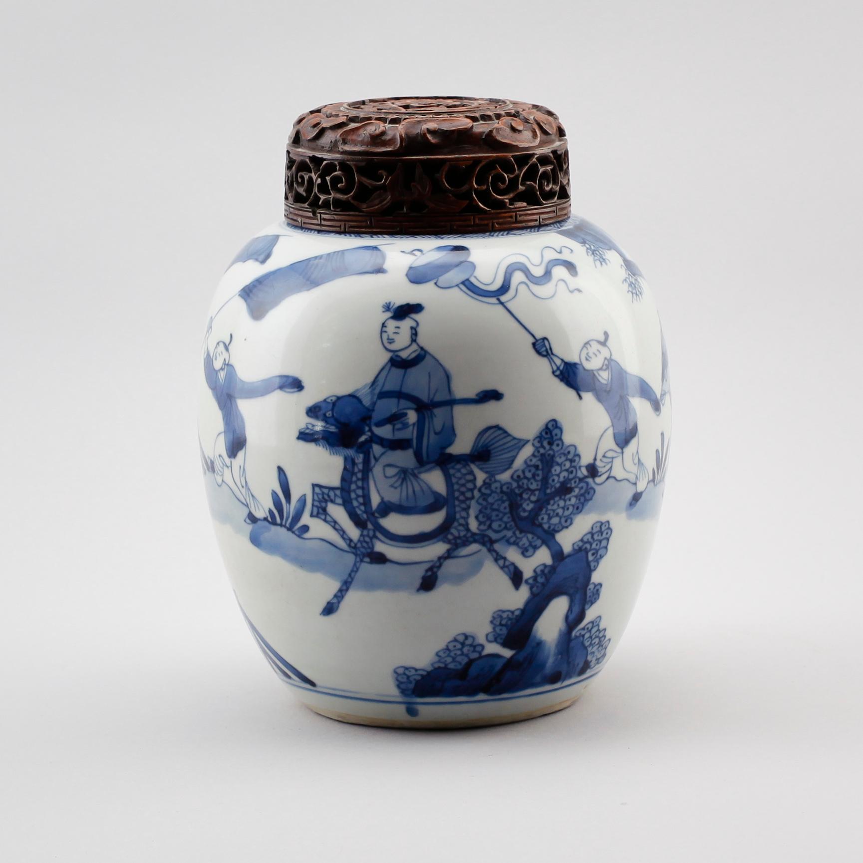 BOJAN, porslin, Kina, Transition 1620-1683.