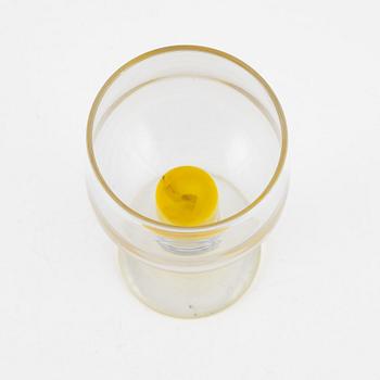 Gunnar Cyrén, "Popglas", Orrefors, signerat 1967.