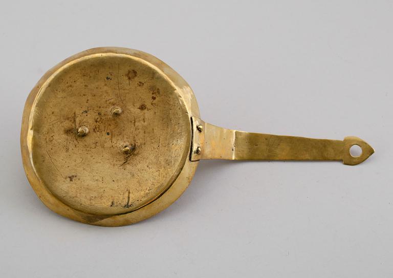 NATTLJUSSTAKE, mässing, 1700-tal.