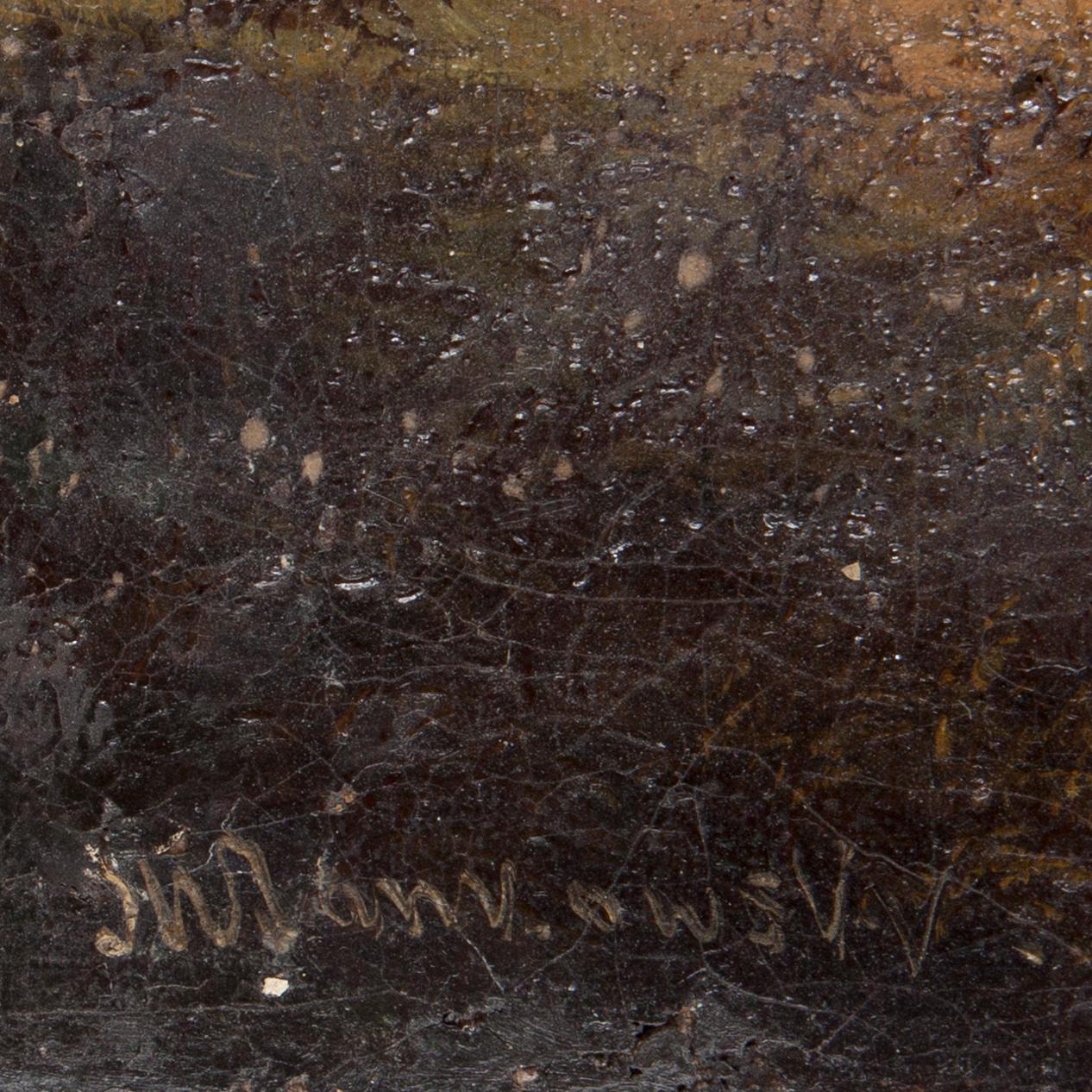 OKÄND KONSTNÄR, olja på duk, troligen Rysk, 1800-tal, signerad.