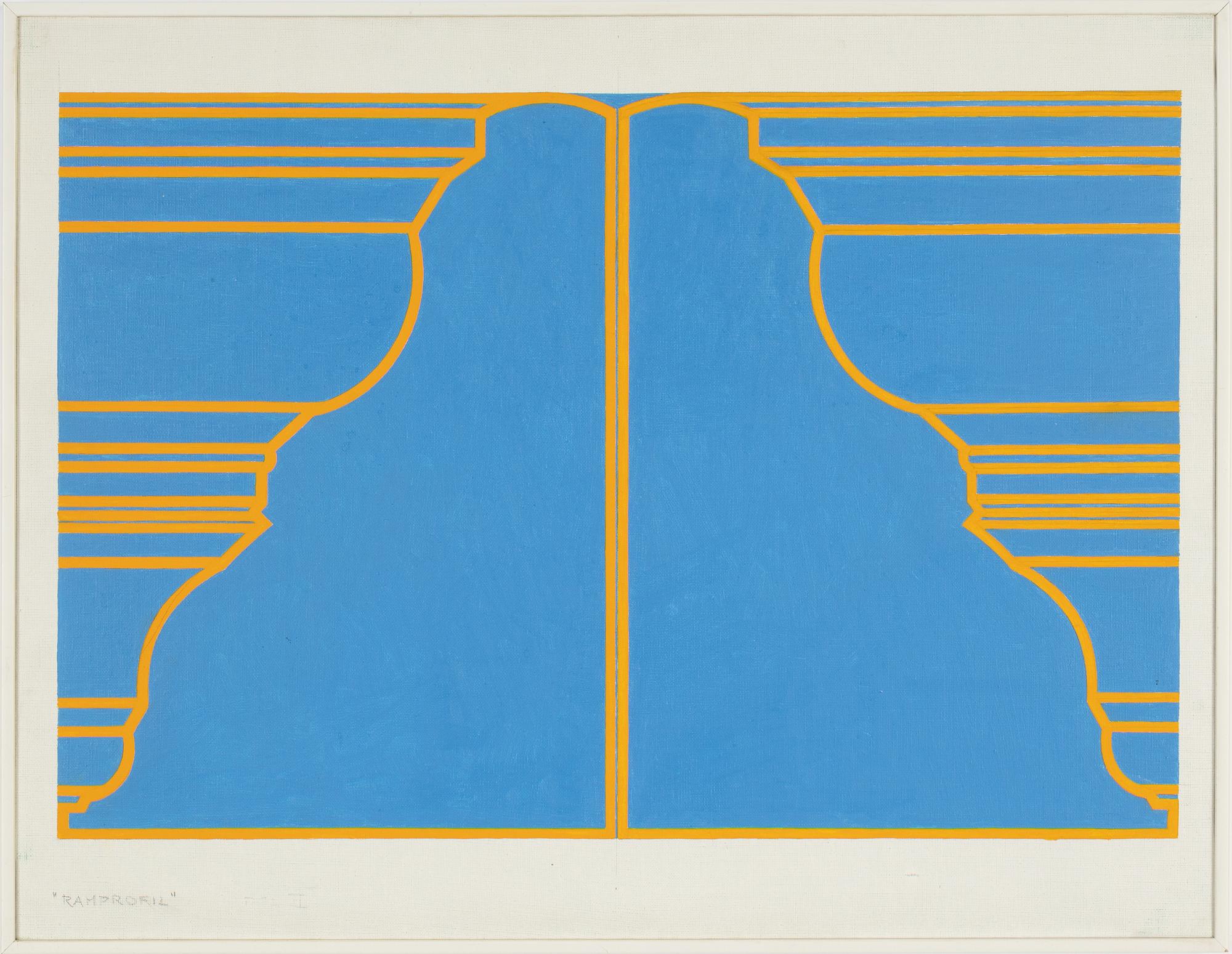 Nils Kölare,  oil on canvas, signed and dated -75 verso.