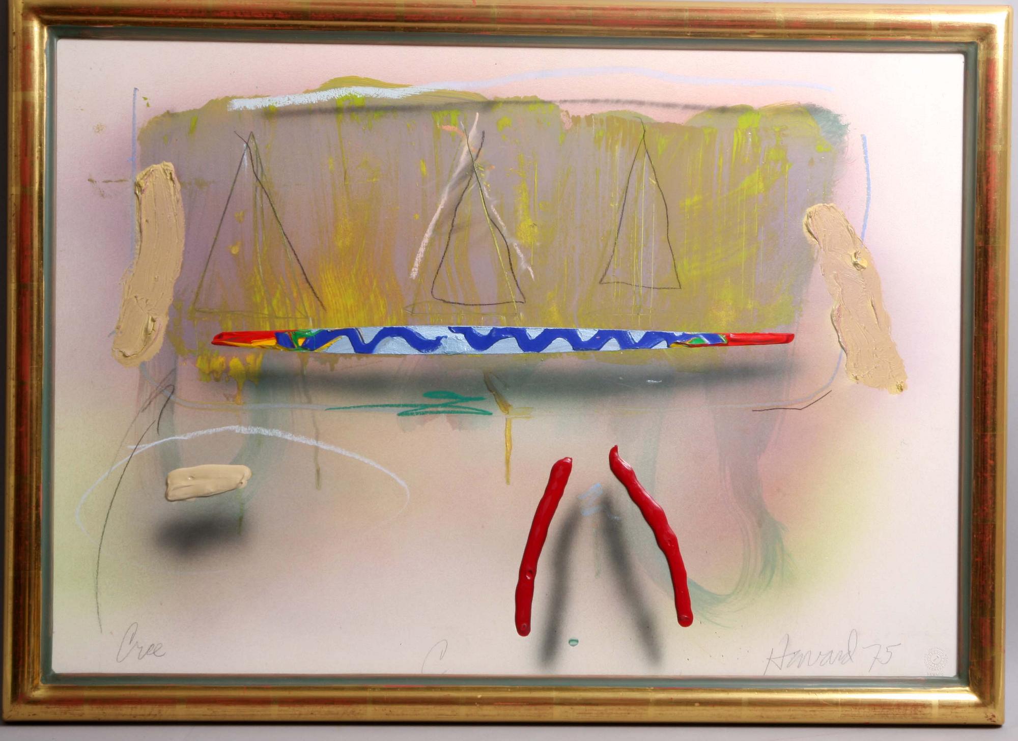 JAMES HAVARD, blandteknik på pannå, sign o dat -75.