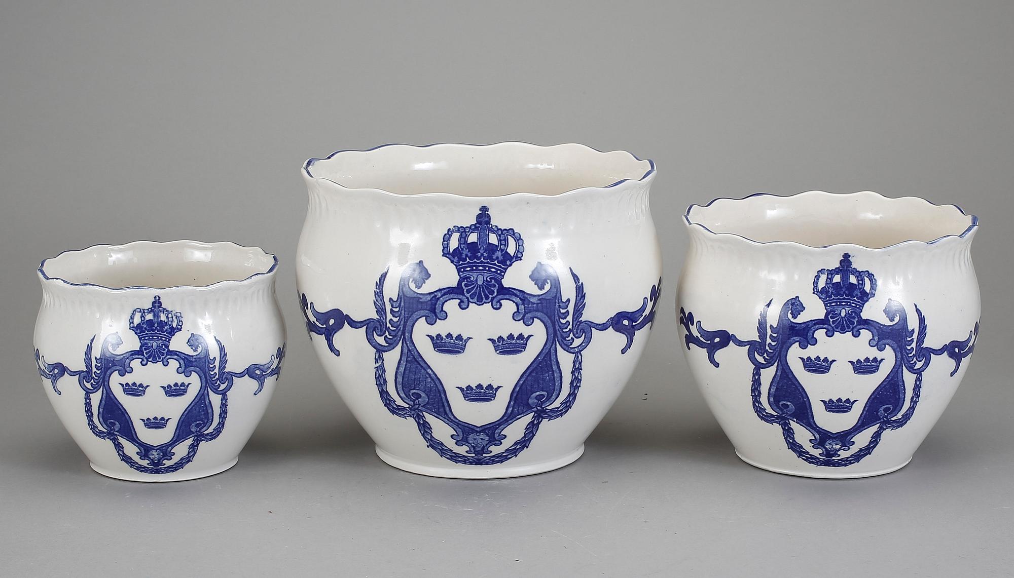 YTTERFODER, 3 stycken, keramik, 1900-talets slut/2000-tal.