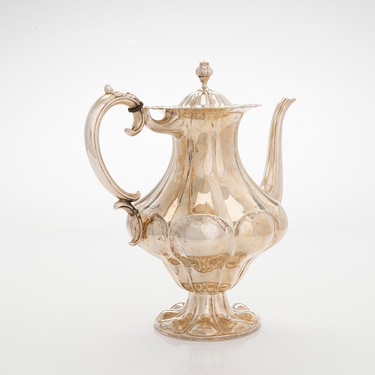 Kaffeservis, 3 delar, silver, Kultakeskus, Tavastehus 1928.