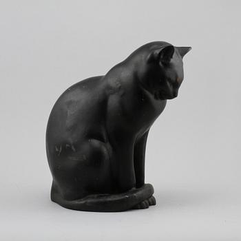 SKULPTUR, gjutjärn, "Jönssons katt", Anders Jönsson, Firma Svenskt Tenn, formgiven 1915.