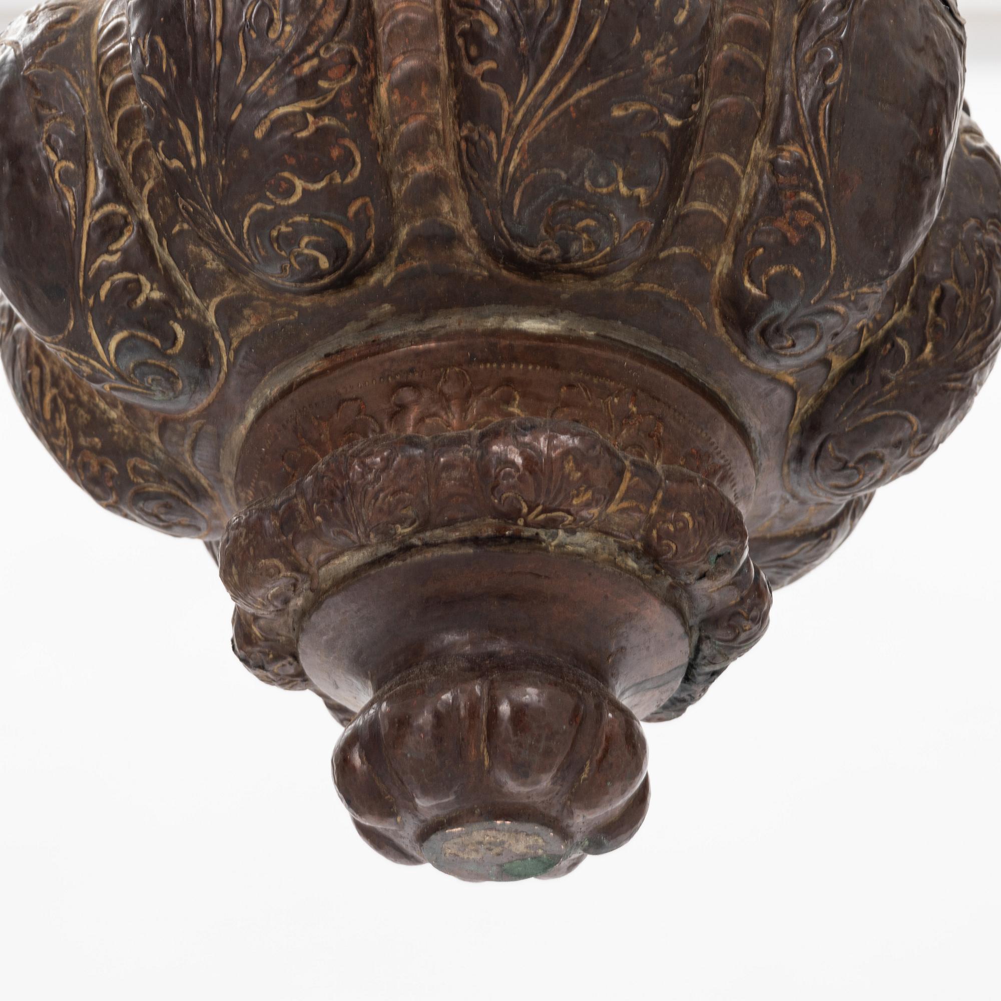 Two tabernacle lamps, Southern Europe, 19th century.