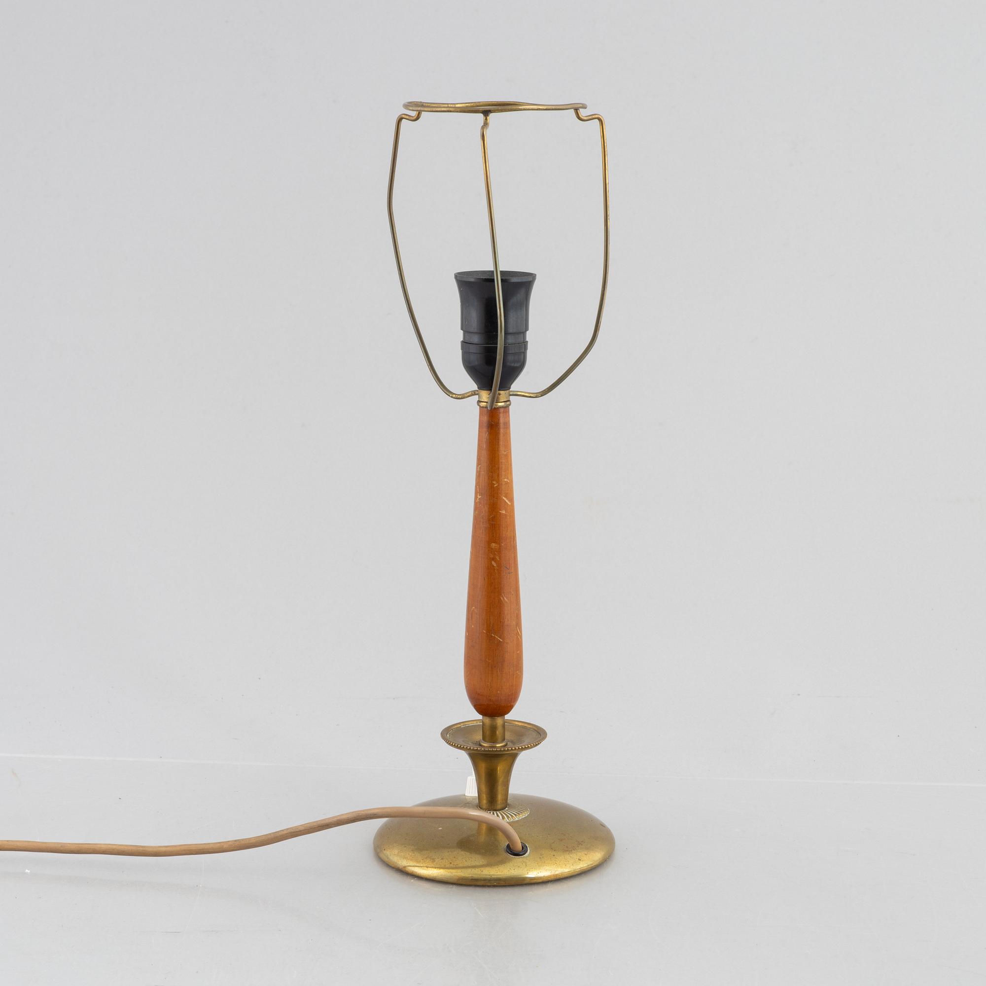Bertil Brisborg, a table lamp, model 31865, Nordiska Kompaniet, 1940s.