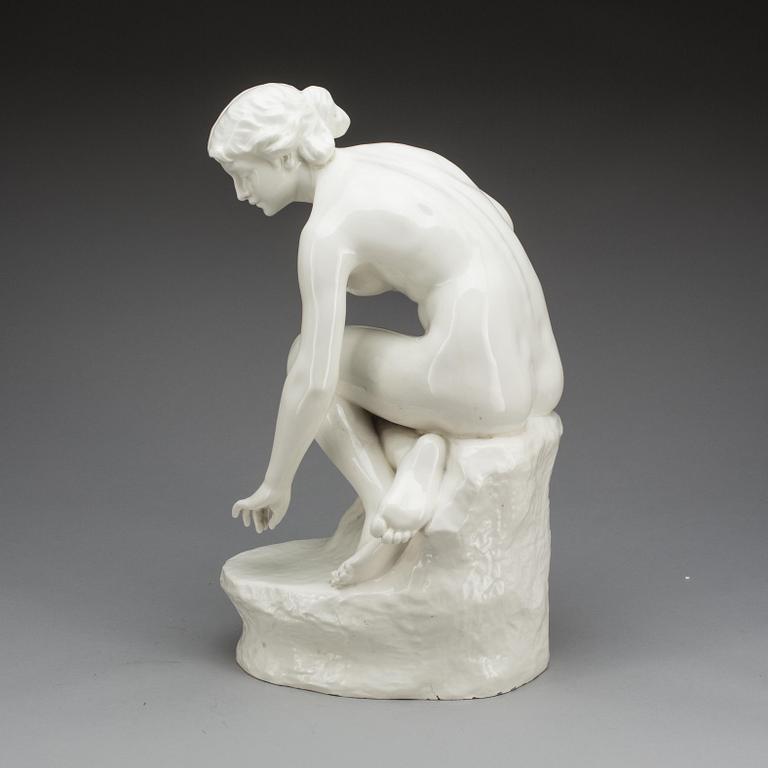 FIGURIN, E. Tell, Goldscheider, Wien. 1900-talets början.