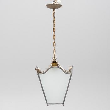 Harald Notini, pendant lamp, model no. 6297, Arvid Böhlmarks Lampfabrik, Swedish Grace 1920s-30s.