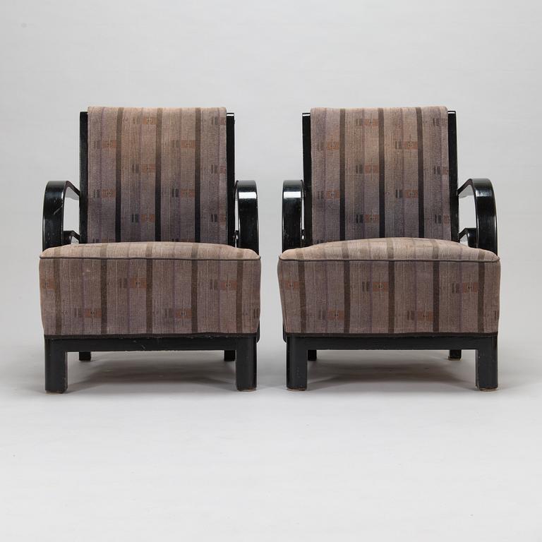Eevert Toivonen, A pair of 1930's armchairs for Bore Westerlund.