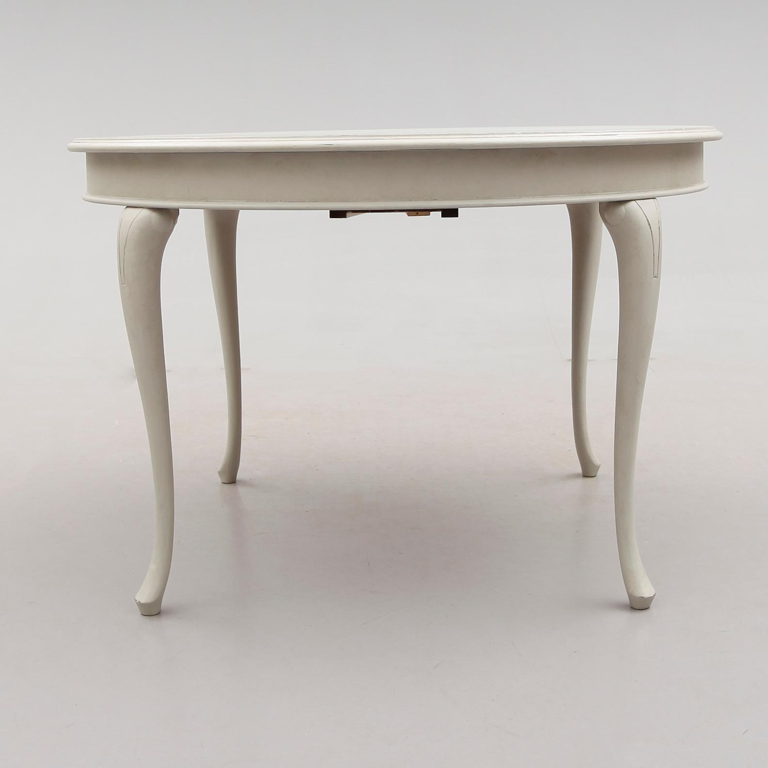 BORD och STOLAR 10 st, Åmells, 1900-talets andra hälft.